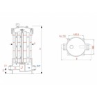 Корпус мультипатронного фильтра HPCF-5x30SL