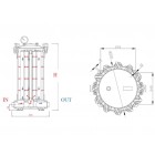 Корпус мультипатронного фильтра HPCF-9x40SL